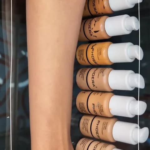 PHOERA foundation shades